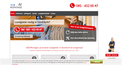 Desktop Screenshot of dordrechtloodgieter.nl